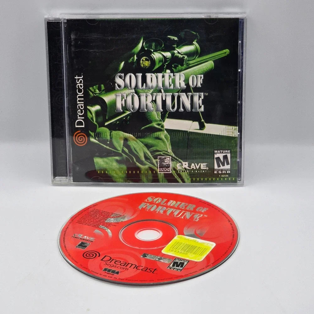Sega Soldier of Fortune Dreamcast NTSC-U/C Red Disc FPS Tactical Shooter‎ Game